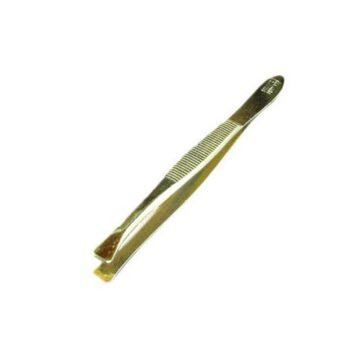 Pinza de Depilar Kretzer Dorada Recta