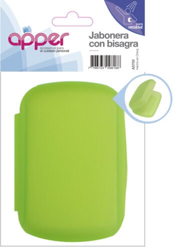 Jabonera con bisagra