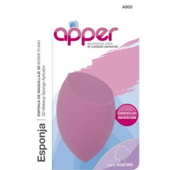 Esponja de Maquillaje 3D Borde Plano