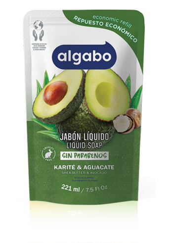 Caja x20 Repuesto Jabón Liquido Karite & Aguacate 220ml