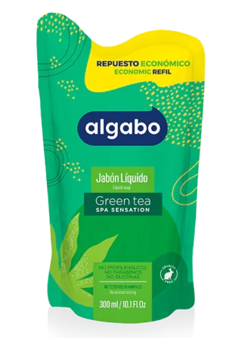 Caja x12 Repuesto Jabón líquido Green Tea 300ml