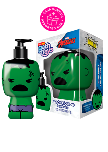 Caja x12 Jabón Líquido Avengers 300ml