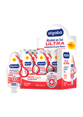 Caja x15 Alcohol en Gel Ultra Pocket 60ml