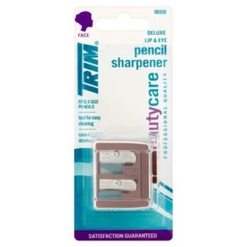 Sacapuntas para maquillaje doble deluxe TRIM