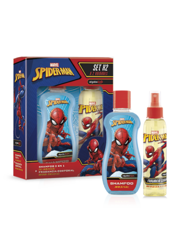 Caja x12 Spiderman Set Colonia 125ml + Shampoo 200ml