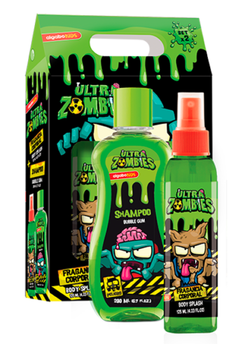Caja x12 Ultra Zombies Set Colonia 125ml + Shampoo 200ml