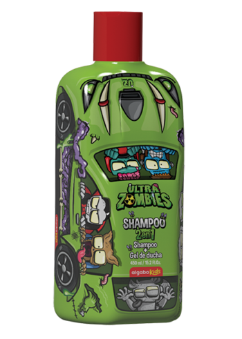 Caja x10 Ultra Zombies Shampoo 2en1 Auto 450ml
